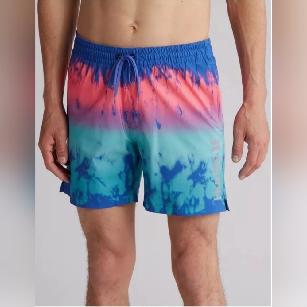 Hurley Phantom Punta Arenas Volley Swim Shorts Blue Sz M